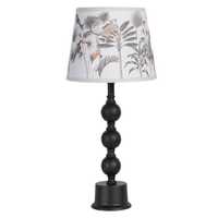 Lampa stołowa egzotyczne liście papugi Ø 24X37cm. 6LMC0024