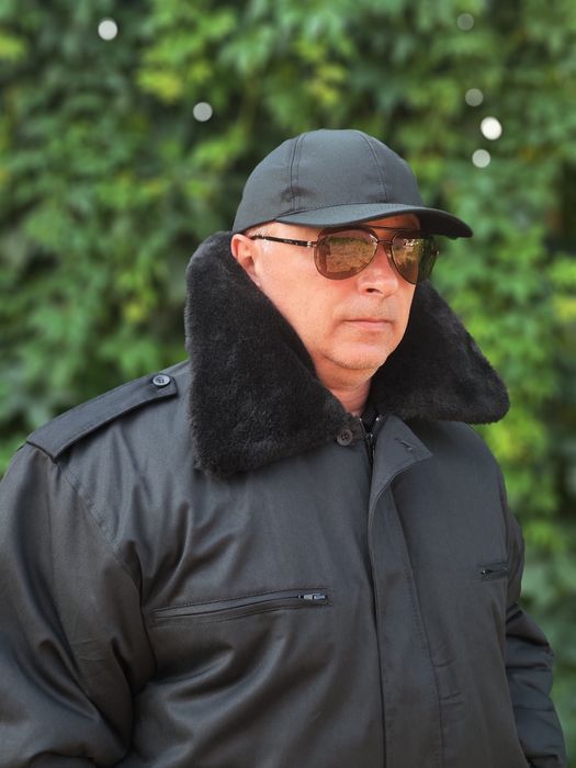 Бушлат утеплений Чорний для охорони / Куртка ОЗФ утеплена Чорна