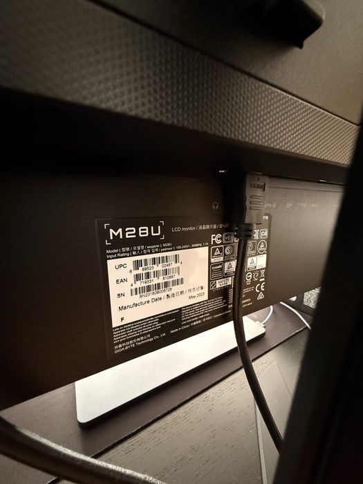 Monitor Gigabyte M28U UltraHD 4K 144Hz USB-C