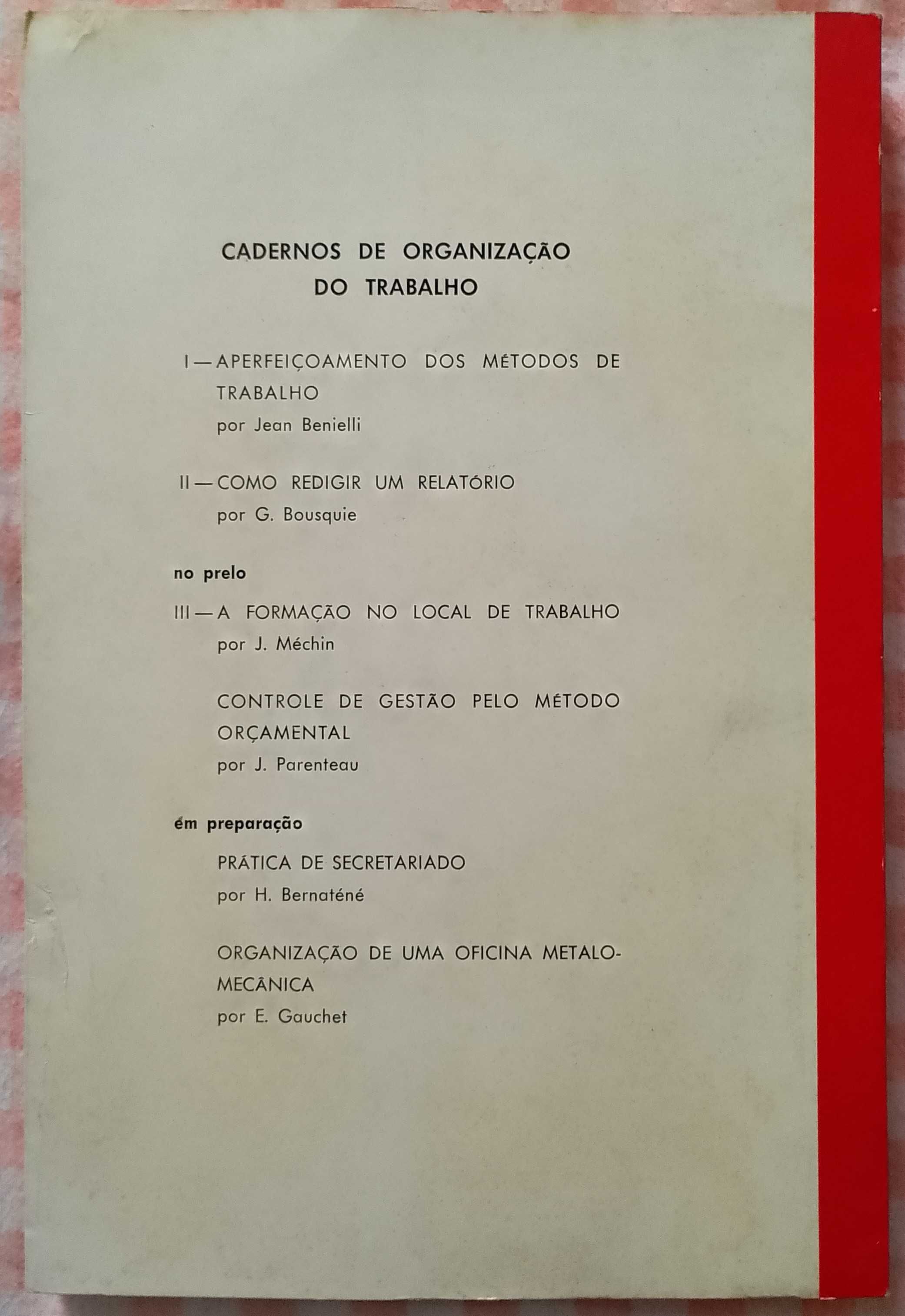 Como redigir um relatório, G. Bousquié