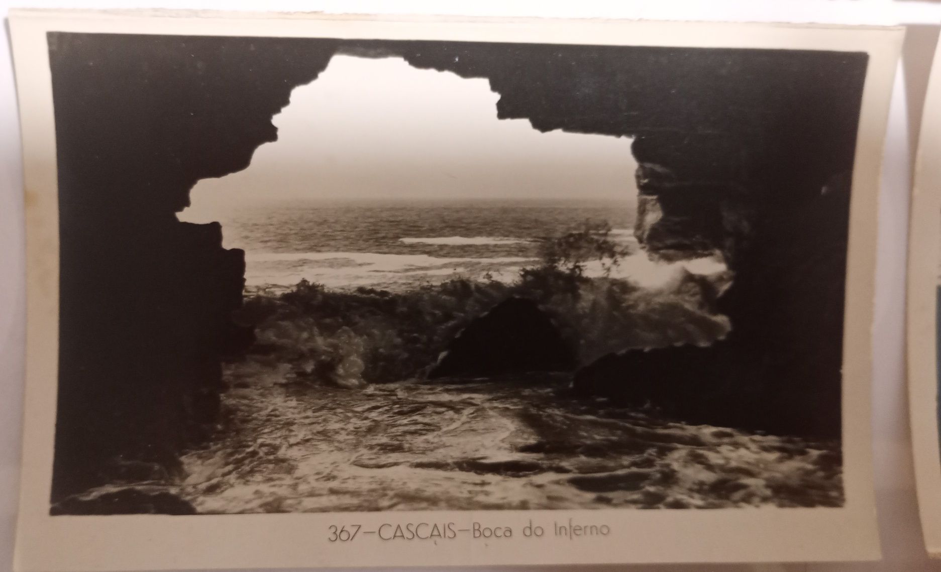 Coleção de seis postais antigos de Cascais - Sintra,