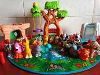 Fisher Price  MATA  dźwiękowa, odgłosy zwierząt - ZOO Super
