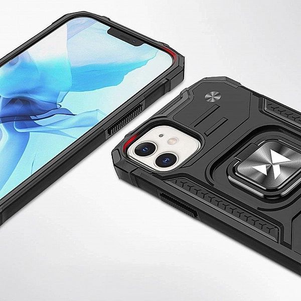 Wozinsky Ring Armor etui iPhone 14 pancerny hybrydowy pokrowiec + magn