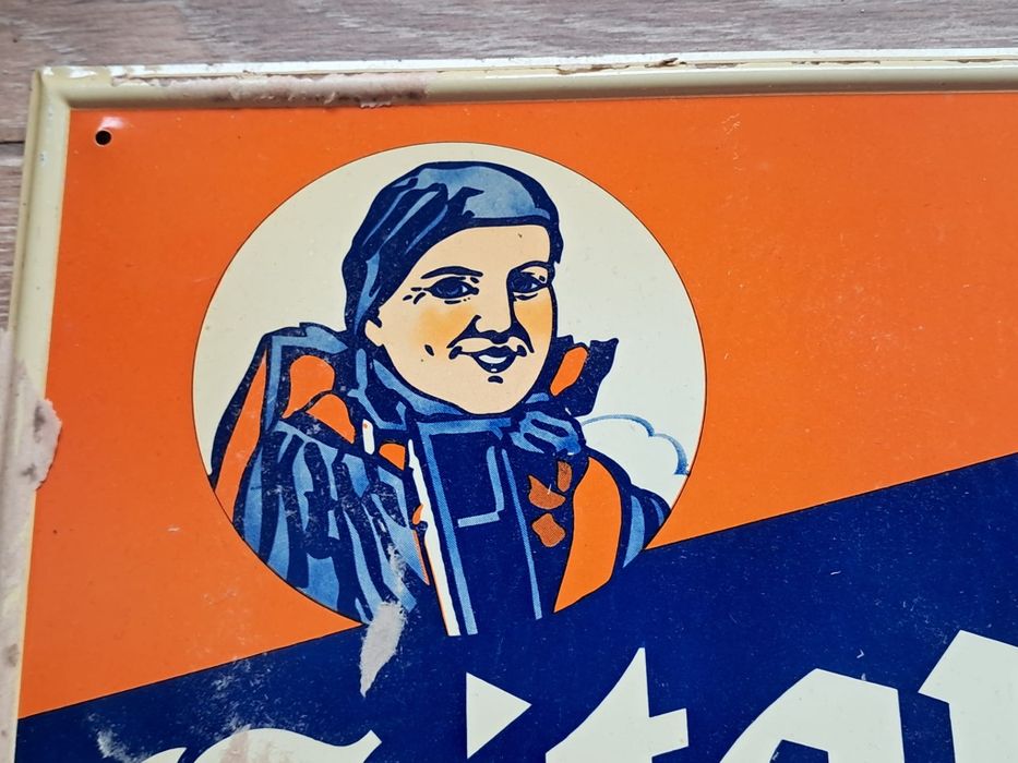 Stary piękny niemiecki szyld tablica browar