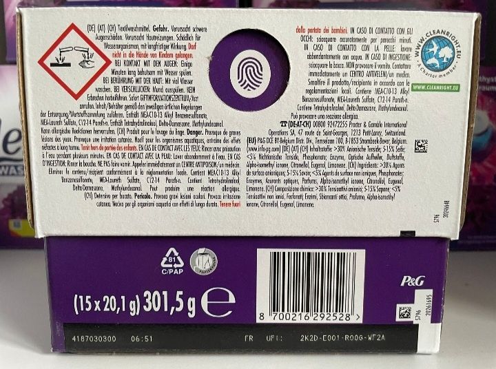 Lenor 90 sztuk kapsułki do prania kolorów z Niemiec