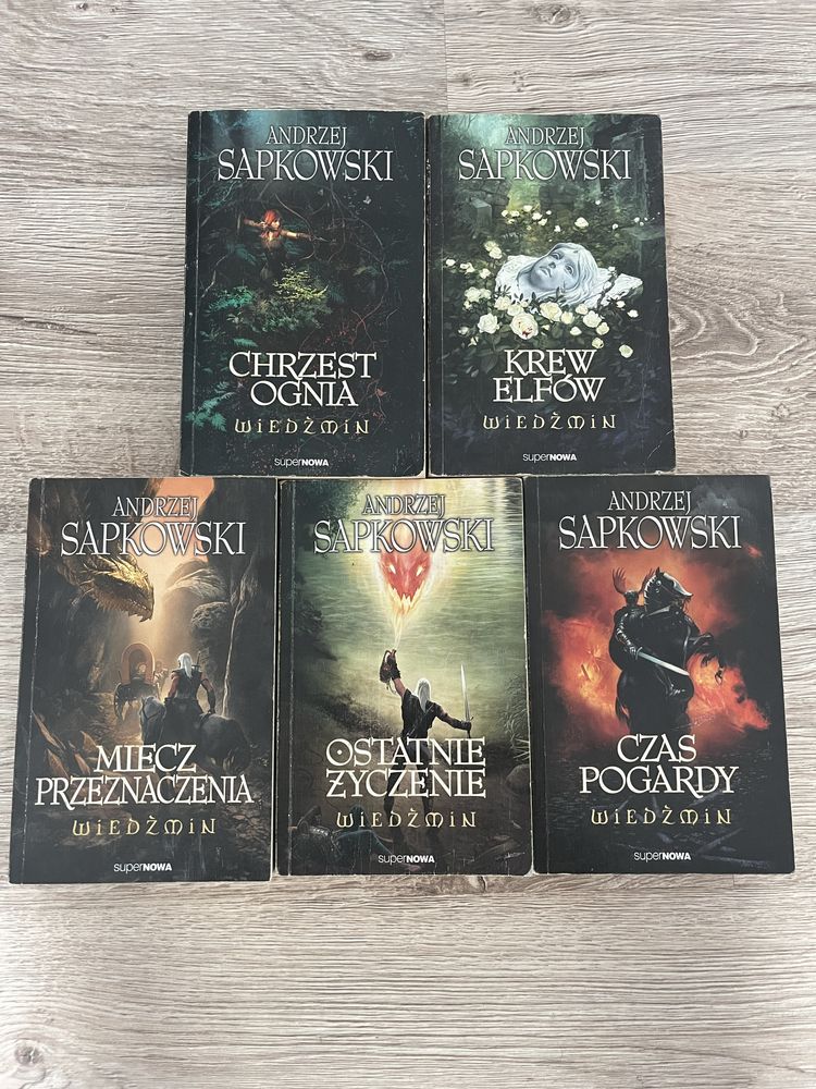 5 ksiazek wiedzmin
