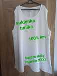 Len-  Bardzo duża letnia sukienka tunika 5xl- 6xl