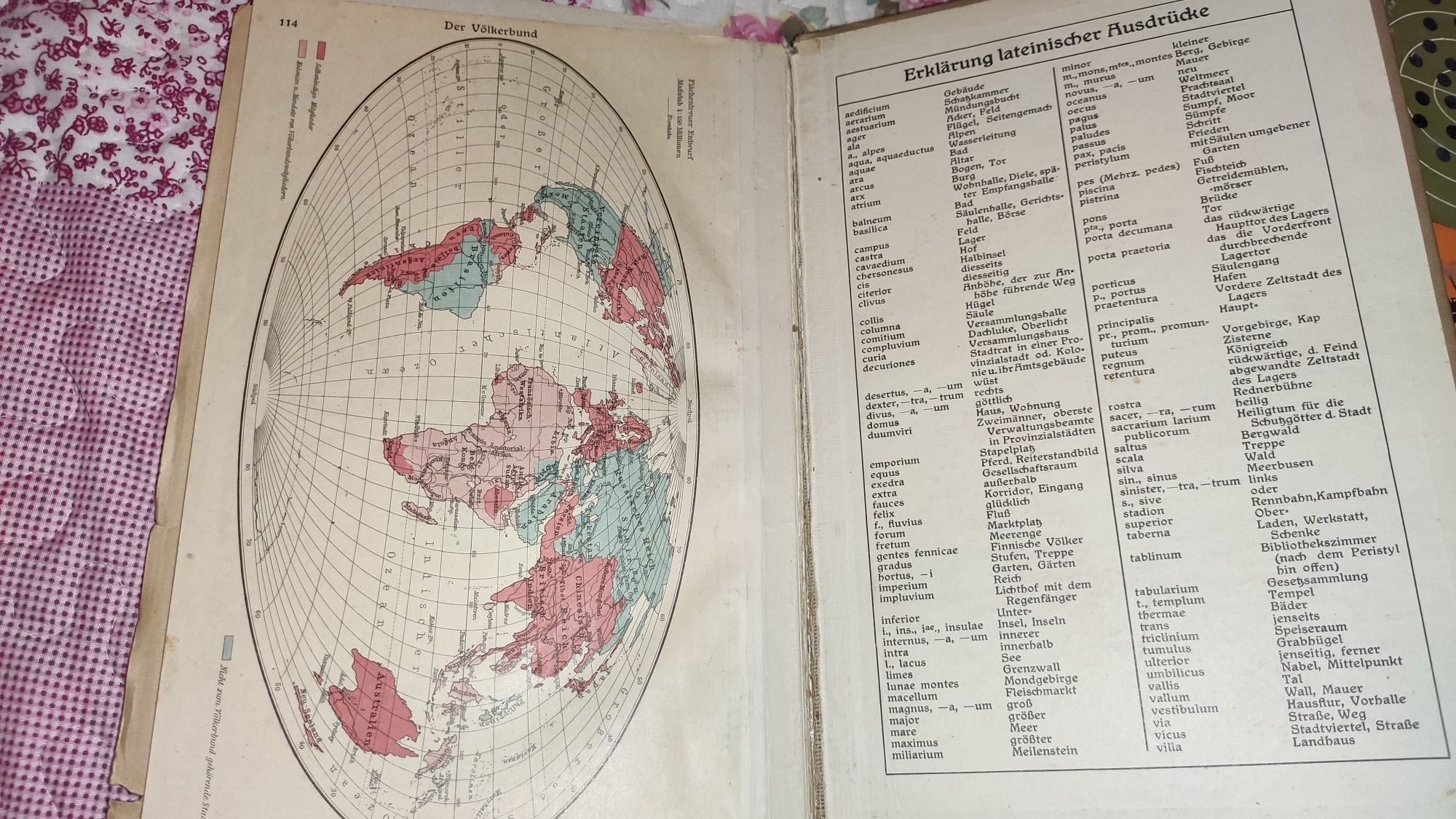 Szkolny atlas historyczny 1930 niemiecki Peble Putzgers