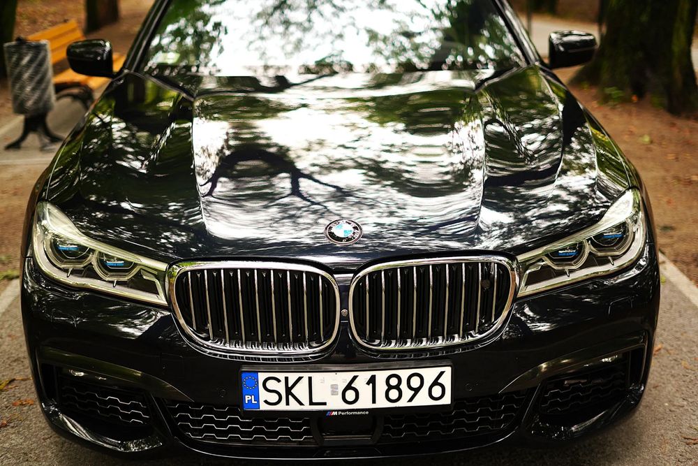 BMW Seria 7 Carbon Schwarz M SKRĘTNA TYLNA OŚ Laser NIGHT VISION zamiana na droższ