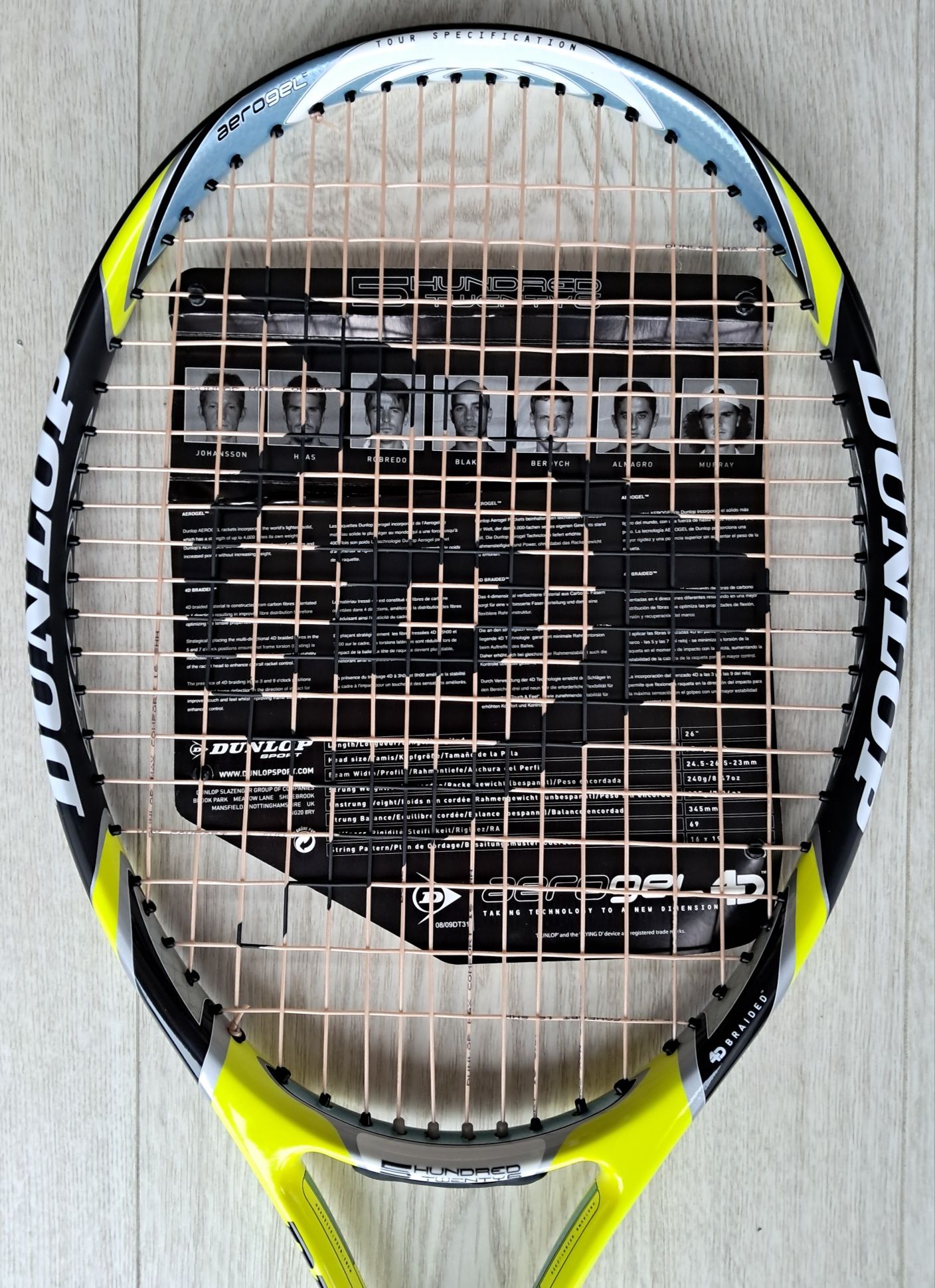 Rakieta tenisowa Dunlop Aerogel 4d 526 tennisNOWA