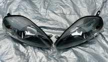 Fiat Grande Punto Sport lampy przednie czarne / ciemne 05/12