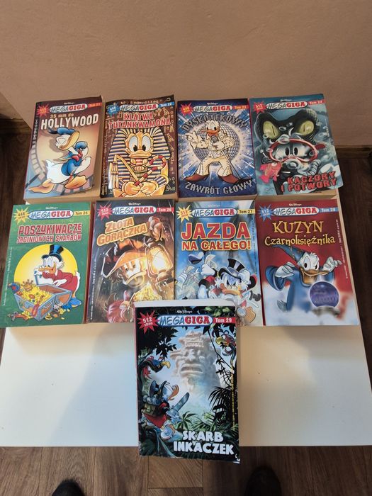 Komiksy Mega Giga , oraz Gigant Mamut