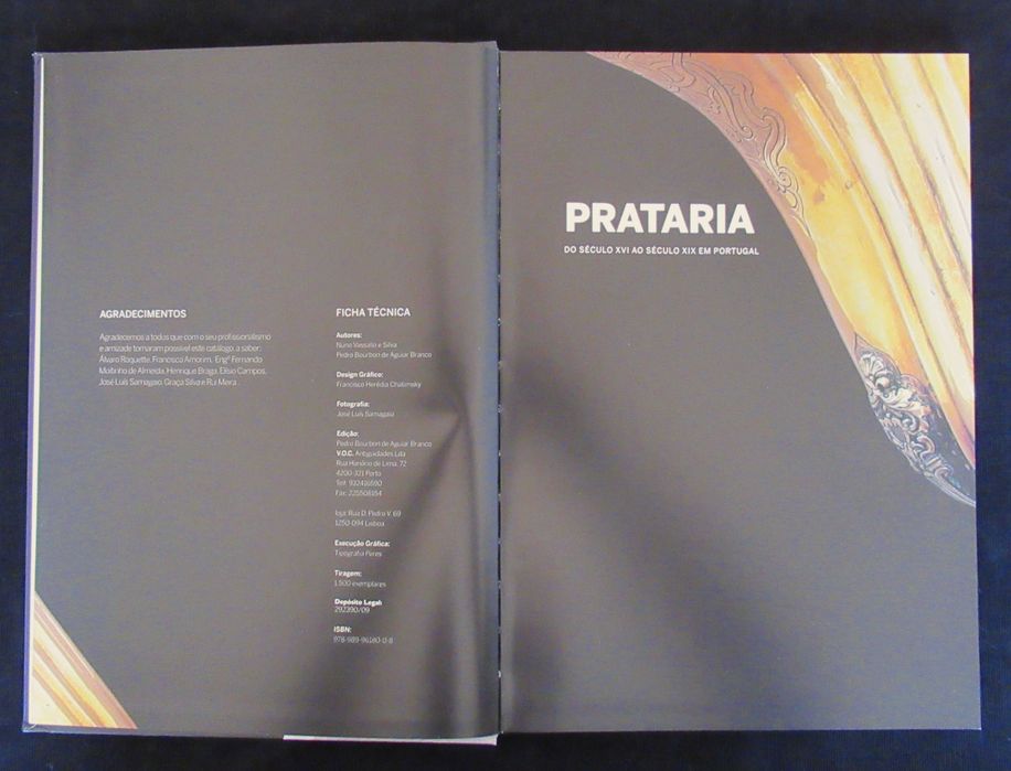 Prataria do Séc. XVI ao Séc. XIX em Portugal - Livro (Ref. 38)