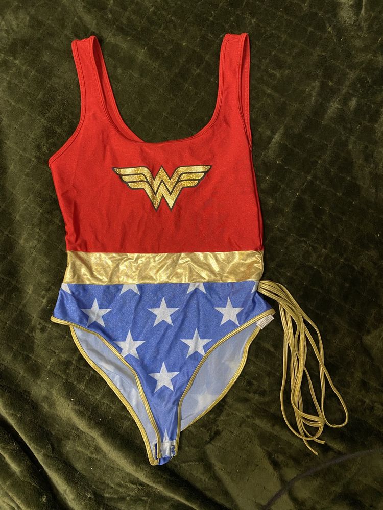 Женский боди купальник forever 21 wonder woman marvel