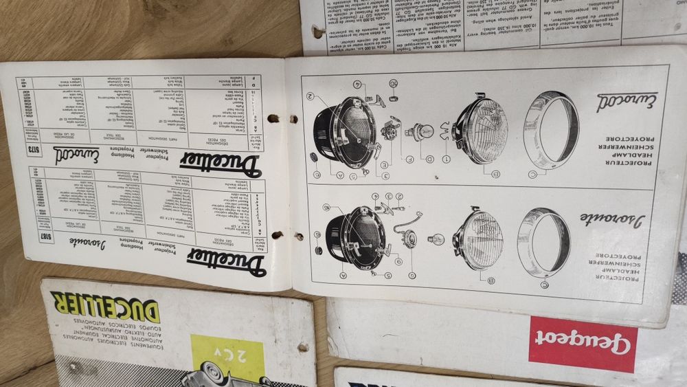 Catálogos Ducellier - Carros Antigos