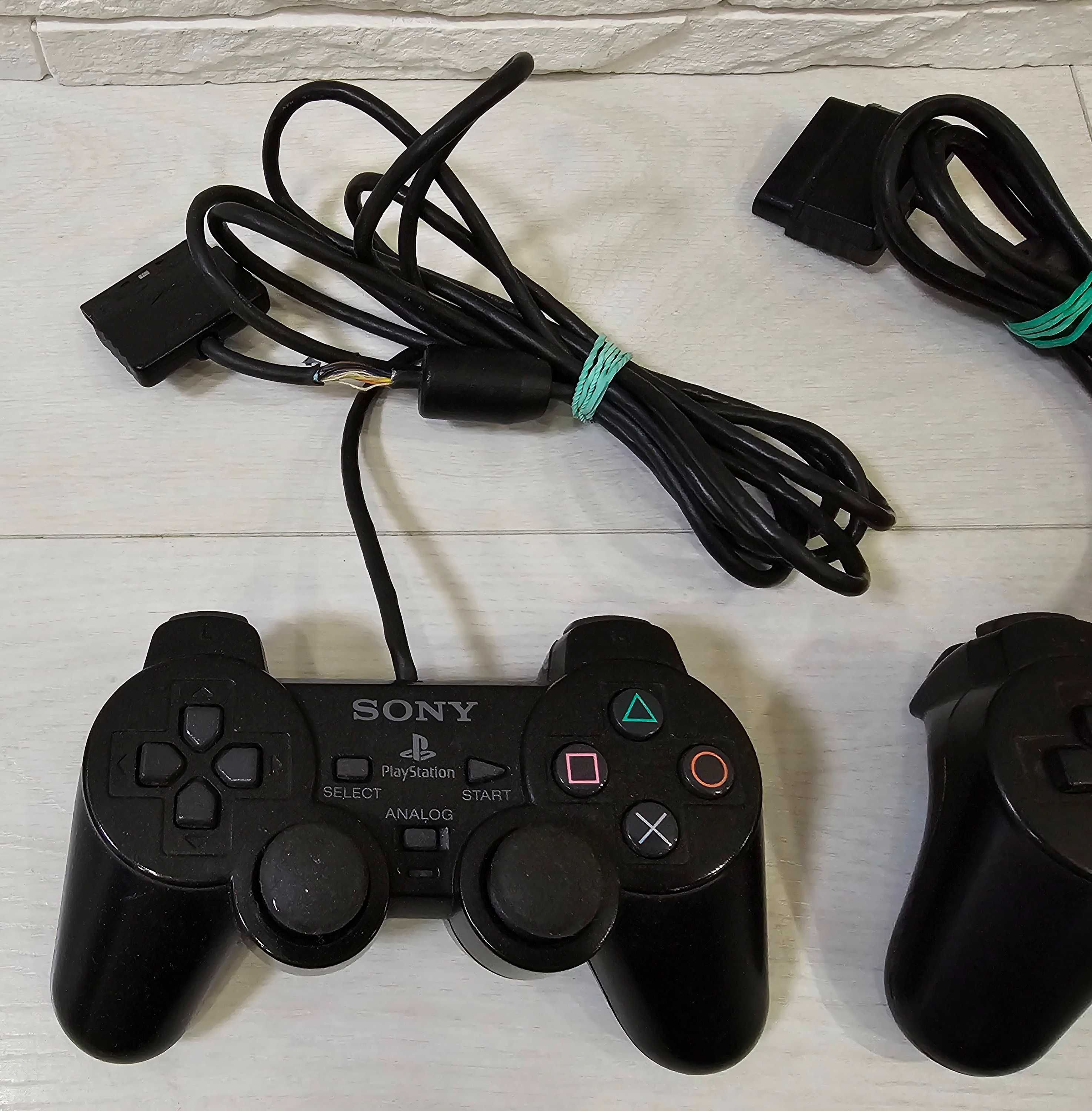 Джойстики Sony PlayStation 2 , черные,  3 шт.