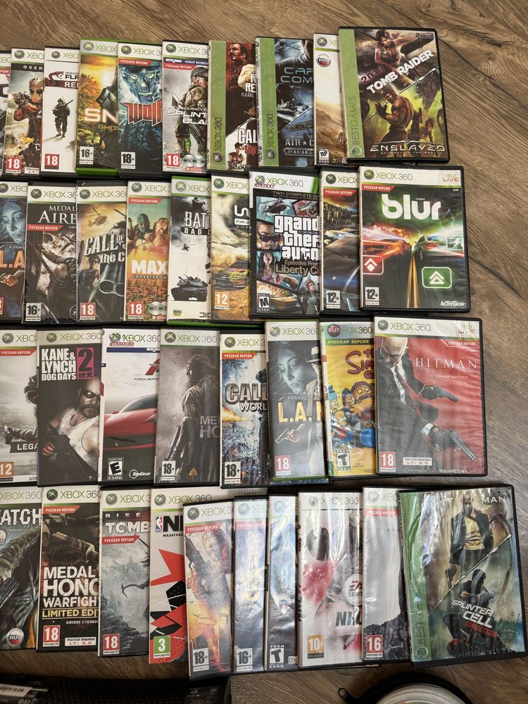 X Box 360 +69 дисків