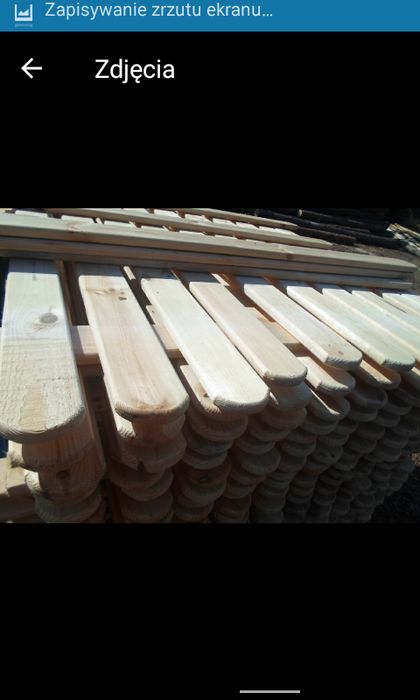 Sztachety 150 cm oraz 120 cm sosna