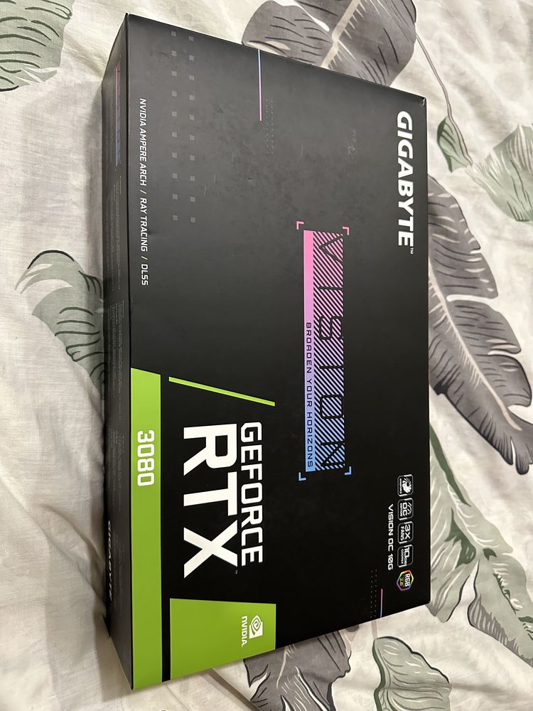 Видеокарта Gigabyte vision RTX3080 10gb no LHR White