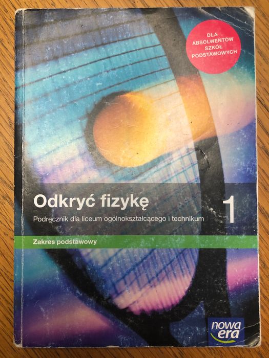 Podręcznik klasa 1 odkryć fizykę