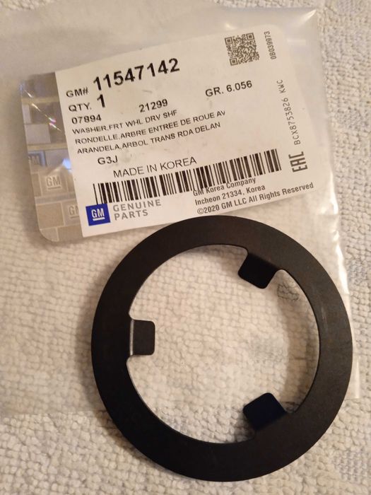 Шайба передньої ступиці Опель,Шевроле GM