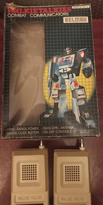 Walkie Talkie antigos em caixa anos 80/90