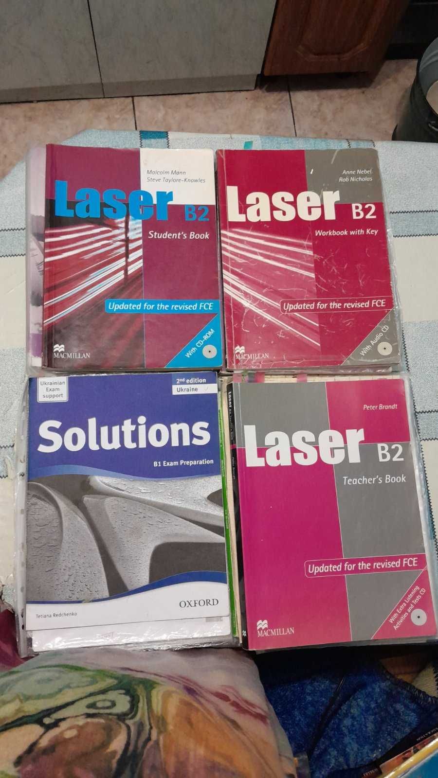 English : Laser B1, B1+, B2 , Gateway B1+, B2+, SolutionsA2/B1,