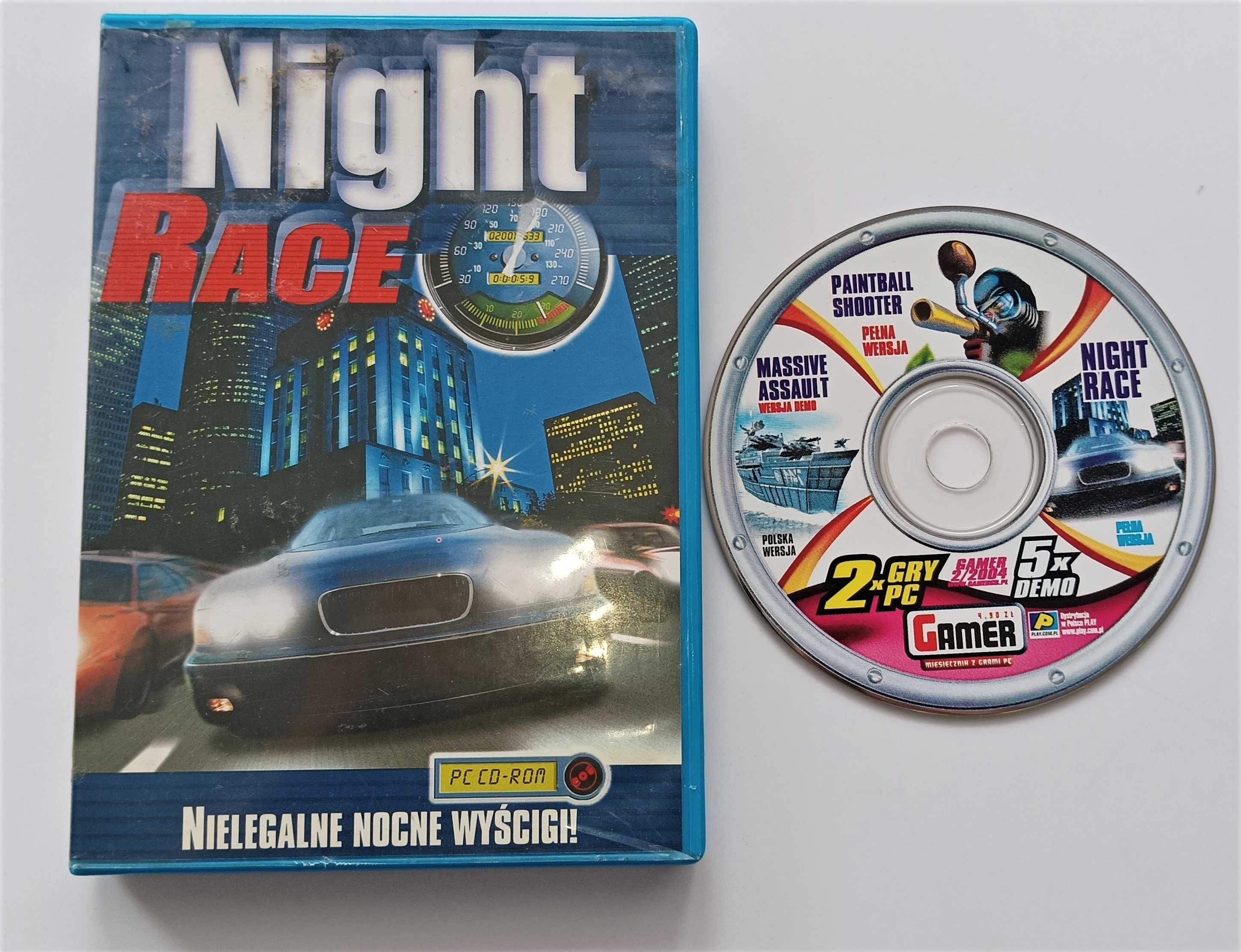Night Race + Paintball shooter + dema Gra PC