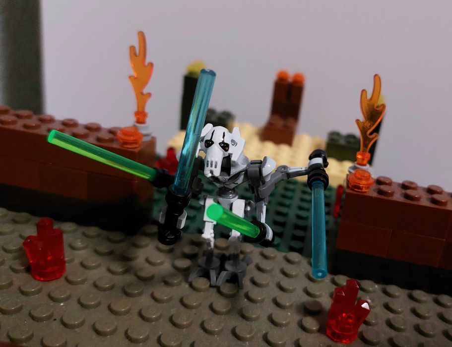 Лего Дроиды. Стар варс боевые дроиды Б2 Lego star wars фигурки Гривус