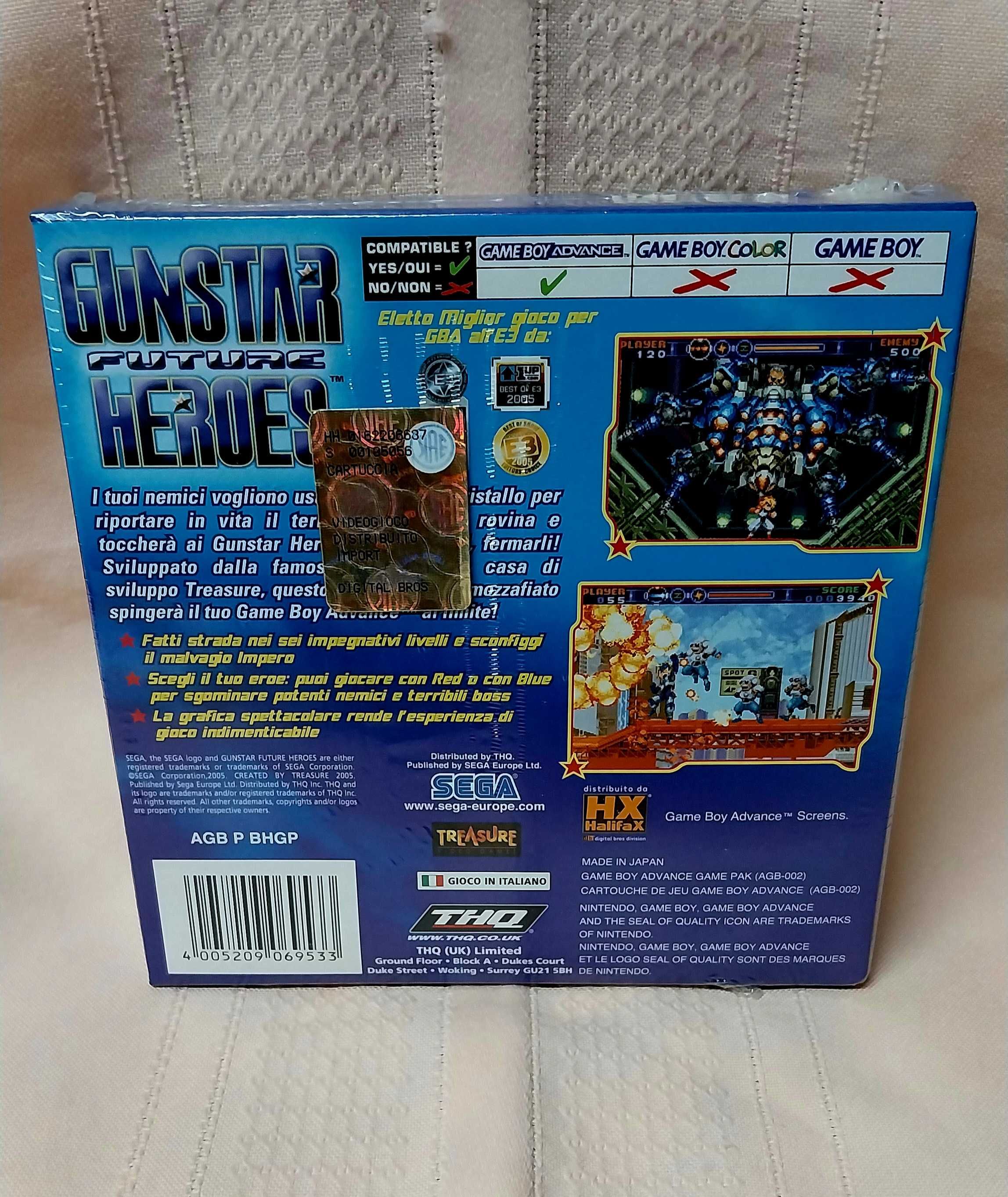 Gunstar Future Heroes Gameboy Advance