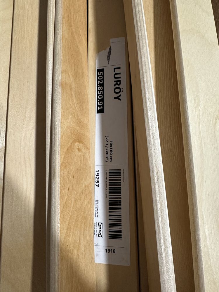 Rama łóżka z dnem z listew Kritter Ikea