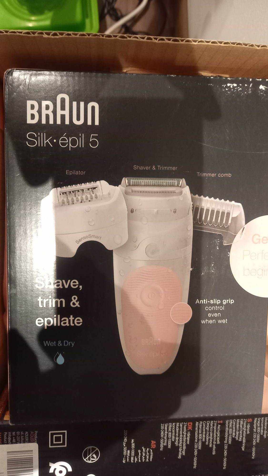 Depilator braun nowy Braun silk epil 5