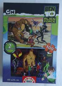 Puzzle duplo Ben 10 Alien Force