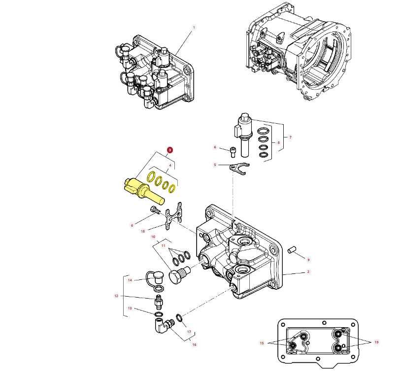 Elektrozawór skrzyni biegów Massey Ferguson 3794.721M5 ORYGINAŁ AGCO