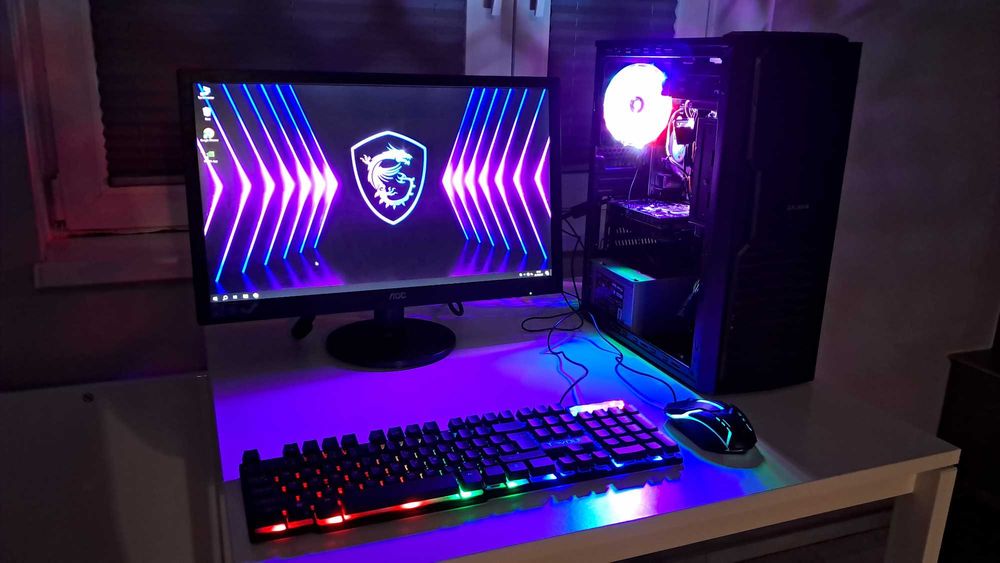 Zestaw Do Gier i5 4x3.4Ghz/GTX750-2GB/Ram-8GB/SSD/Monitor 22