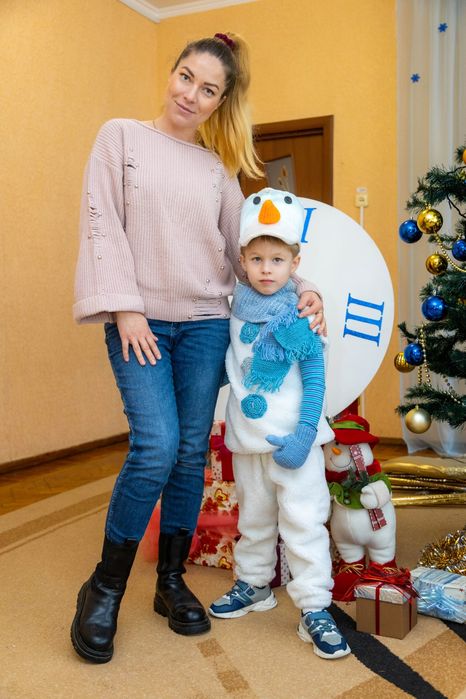 Костюм сніговика прокат