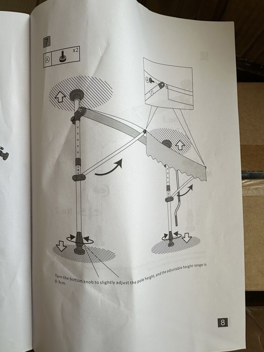 Навіс-маркіза 2 м / 2,5 м для авто, кемпінгу, яхти