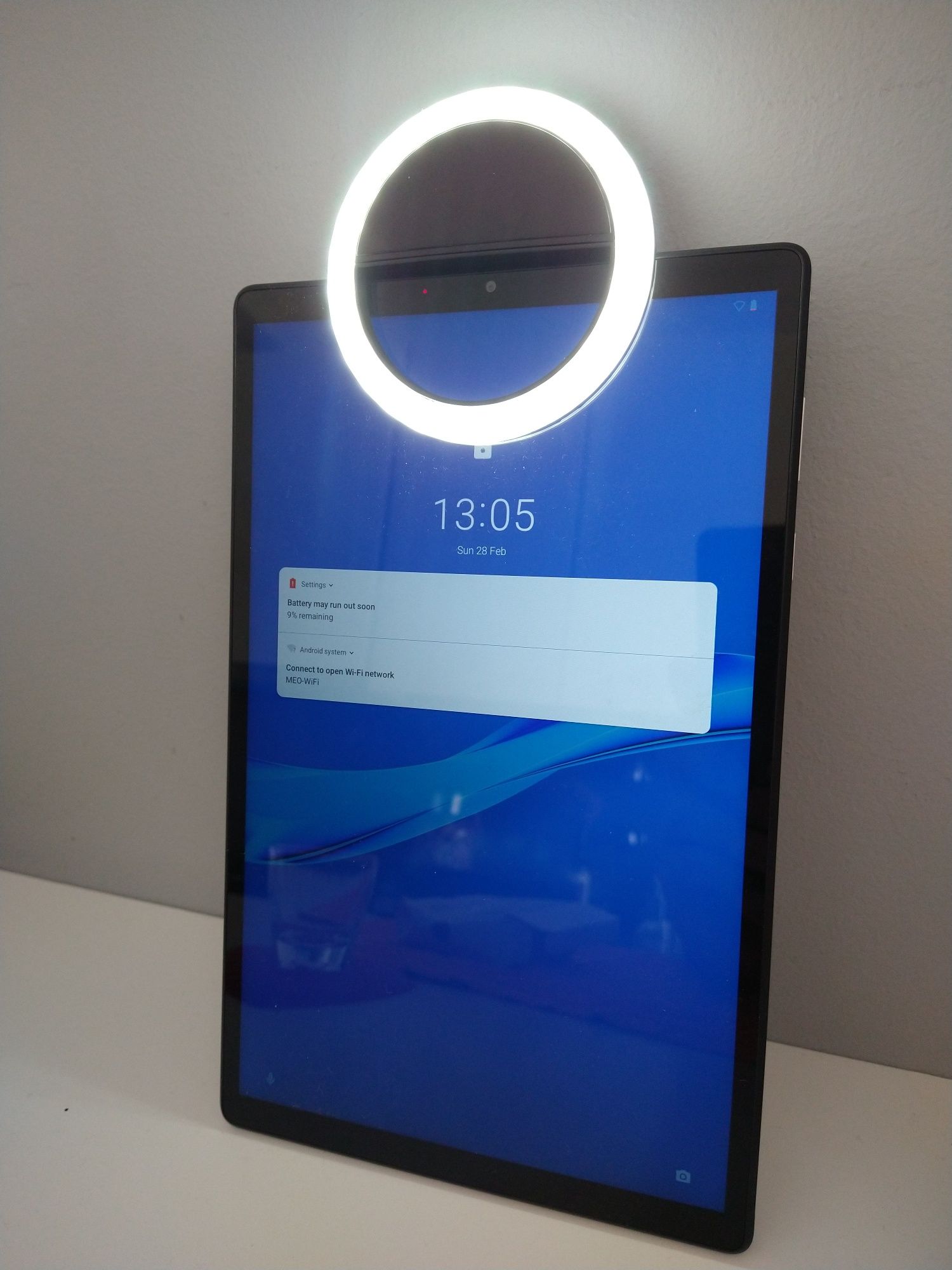 Anel de luz para telemóvel, tablet e PC, selfie / Selfie ring Light