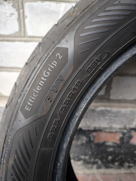 Goodyear EfficientGrip 2 SUV 
225 55 19, 23 рік
Залишок 6+ мм ( 85% ві