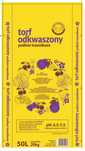 Torf odkwaszony podłoże trawnikowe 50L.