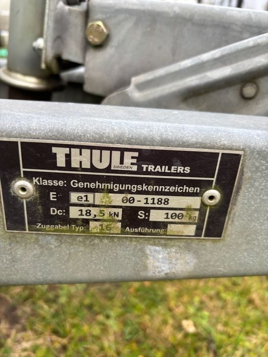 Przyczepa kontener kontenerowa Thule
