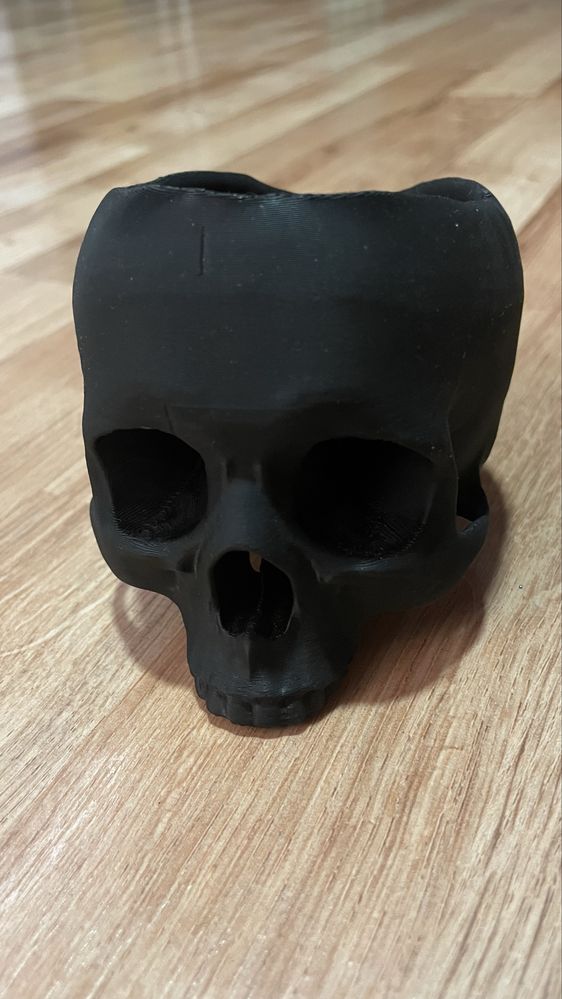 Czaszka na Halloween mini miseczka druk 3D