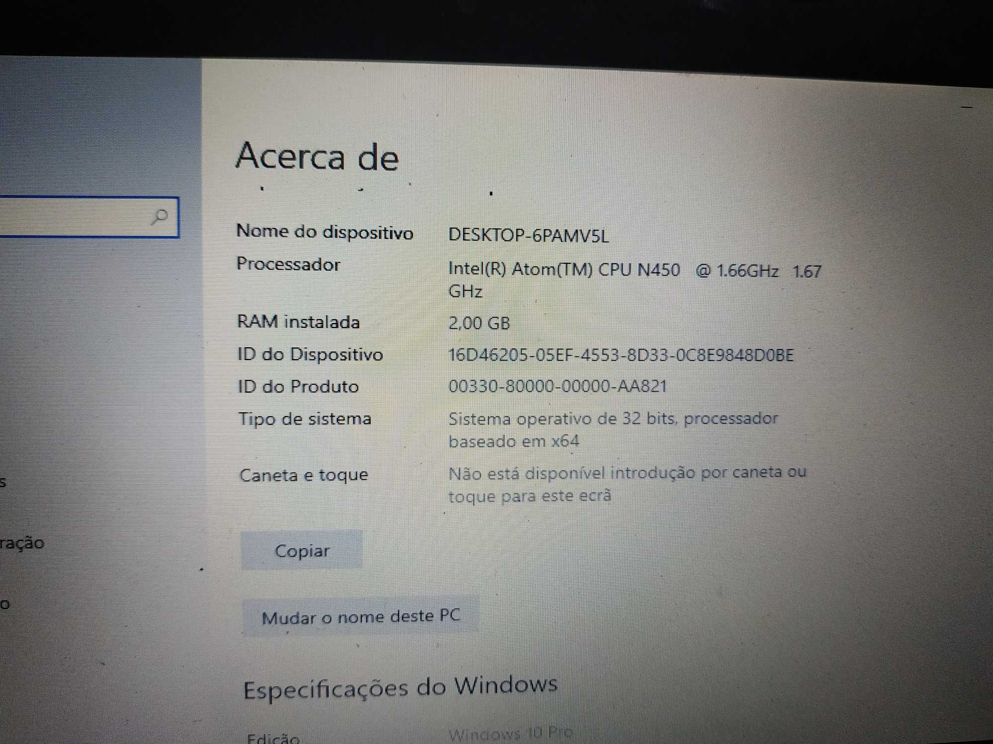 ACER Aspire One .D255 . Branco