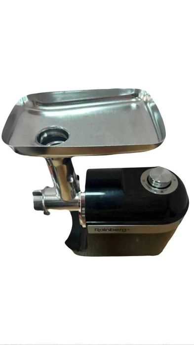 Мясорубка Rainberg RB-2270 3800W с реверсом и насадками для шинковки
