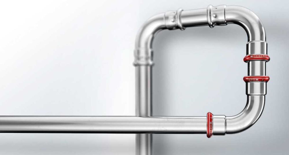 Geberit Mapress C-Stahl stal węglowa, rury, kształtki