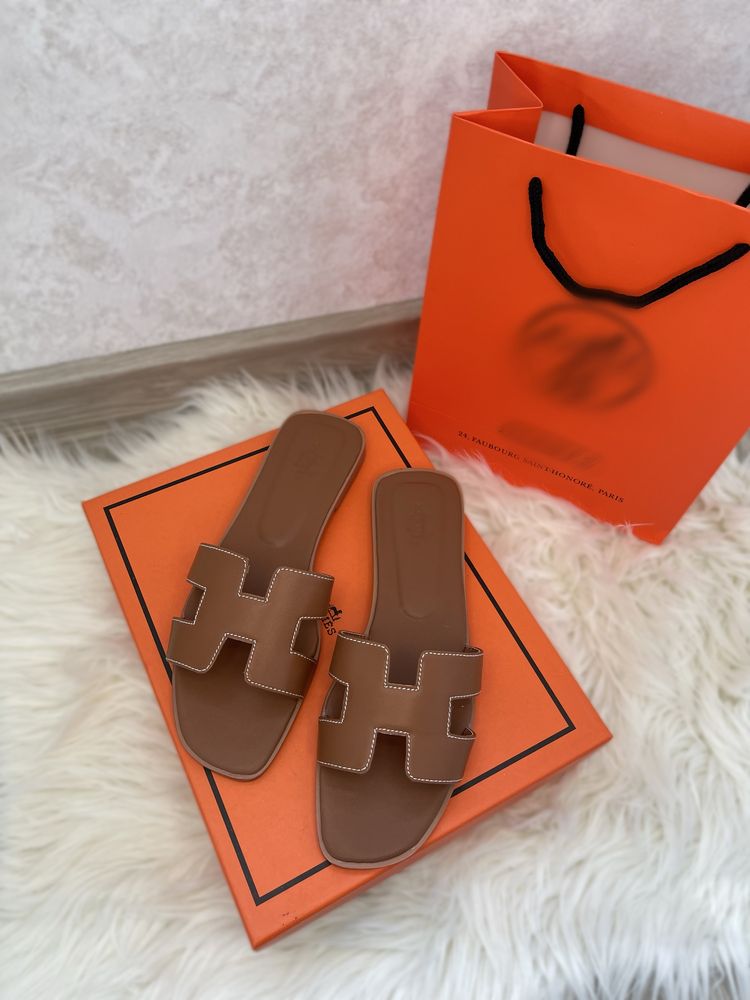 Шльопанці HermeS, тапки Ерме