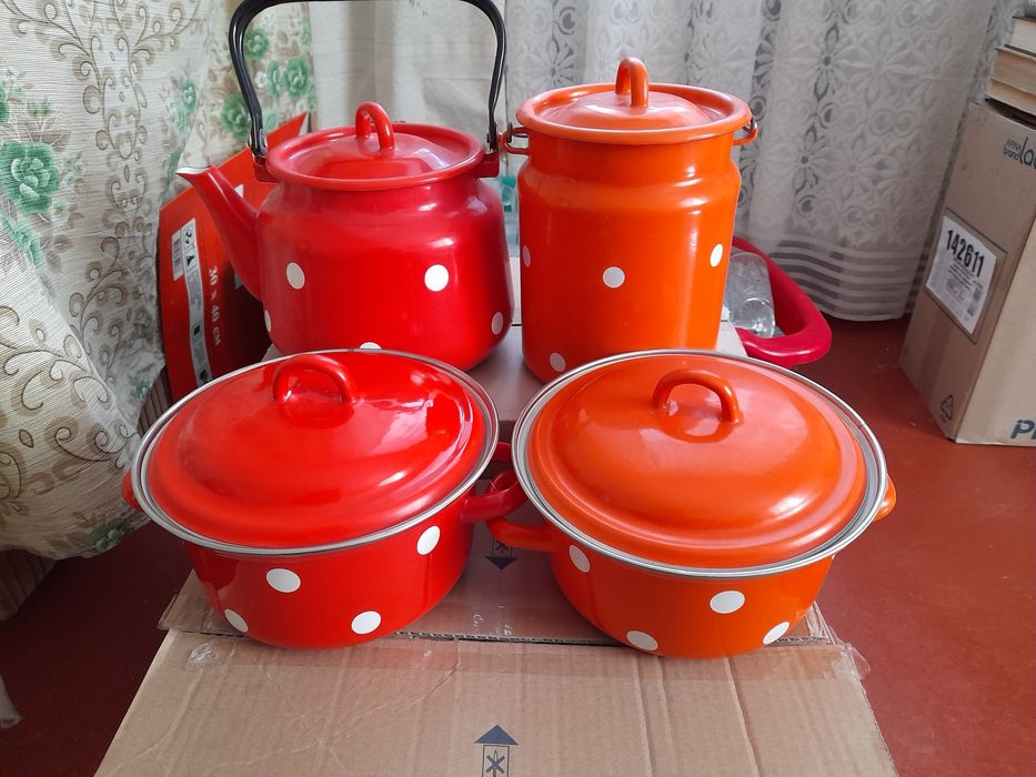Эмалированная посуда, керамика