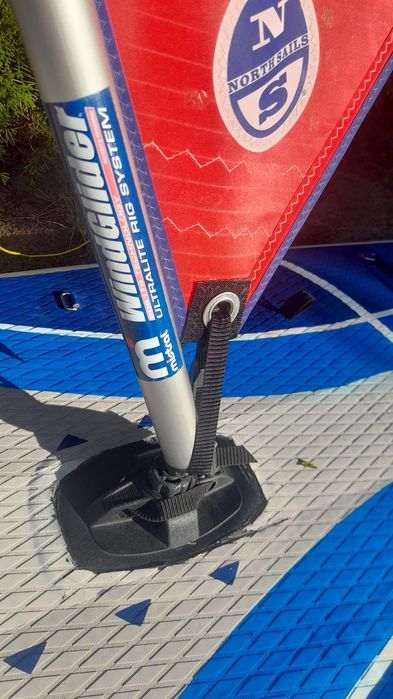 Deska sup mistral 320cm z żaglem dwukomorowa+dwa siedziska pompa