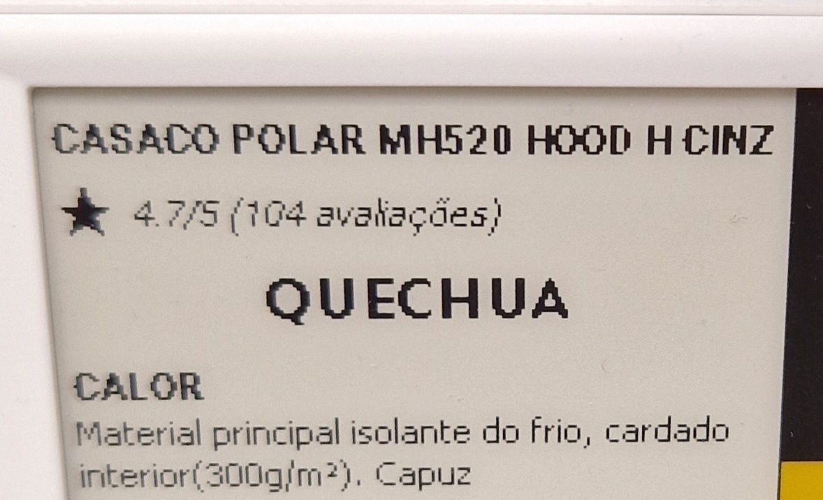 Casaco Polar NOVO