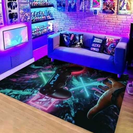 NOWY Dywan Play Gamingowy Efekt 3D dla Gracza Młodzieżowy 120x160